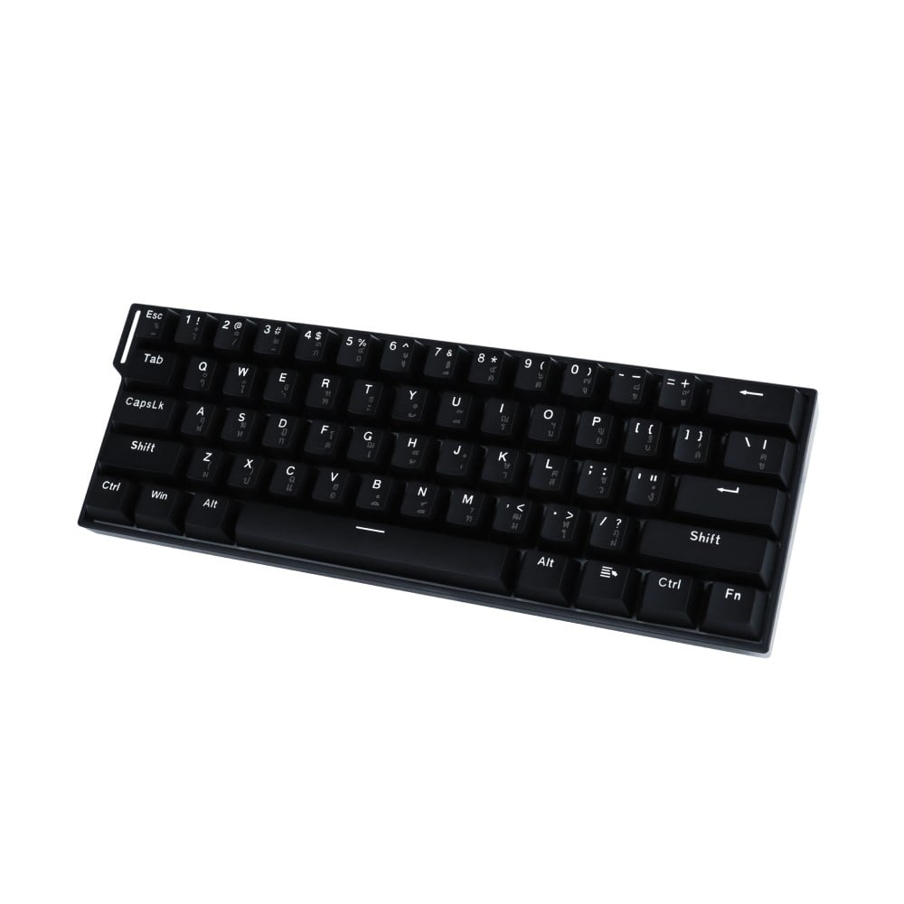 คีย์บอร์ดเกมมิ่ง AULA MINI 60 (BLACK) WIND MNT SWITCH