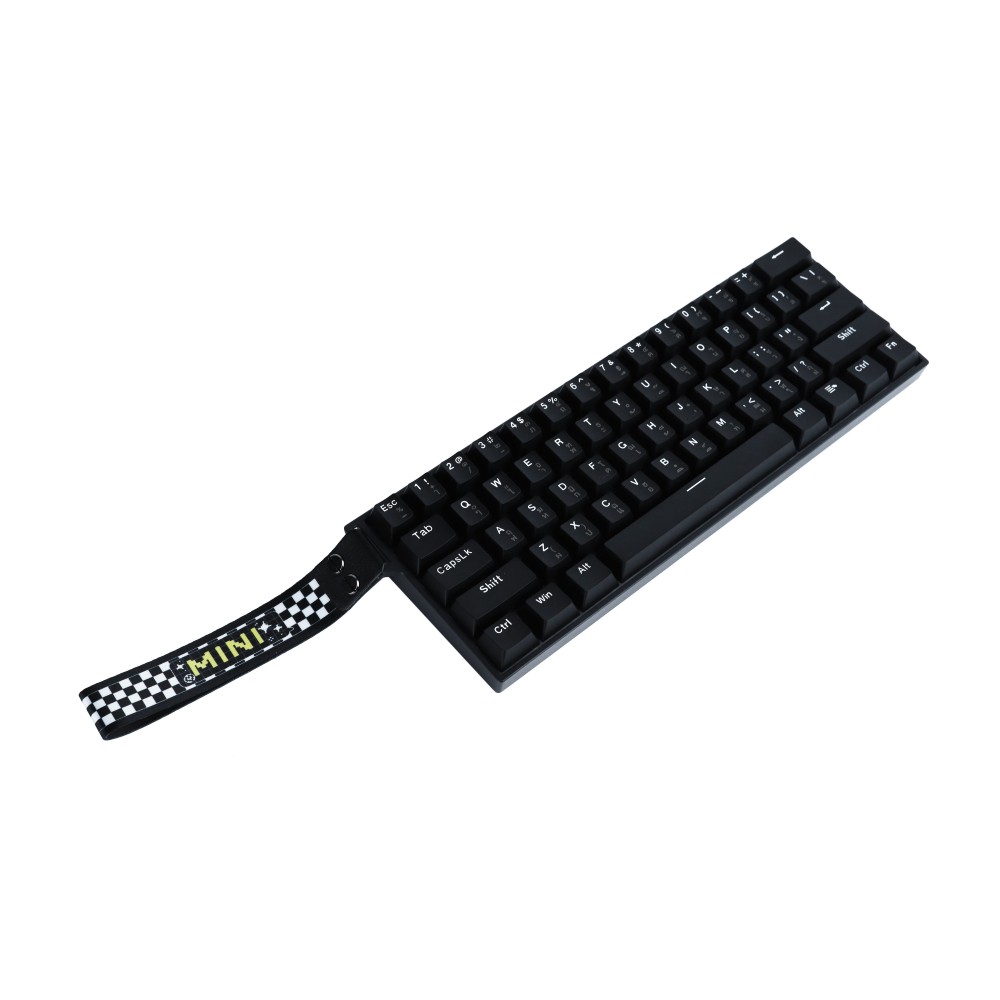คีย์บอร์ดเกมมิ่ง AULA MINI 60 (BLACK) WIND MNT SWITCH