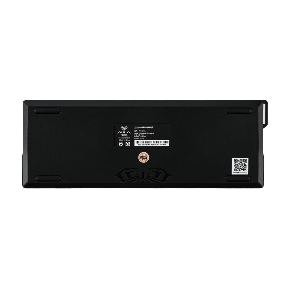 คีย์บอร์ดเกมมิ่ง AULA WIN60 (BLACK) GRAY MNT SWITCH