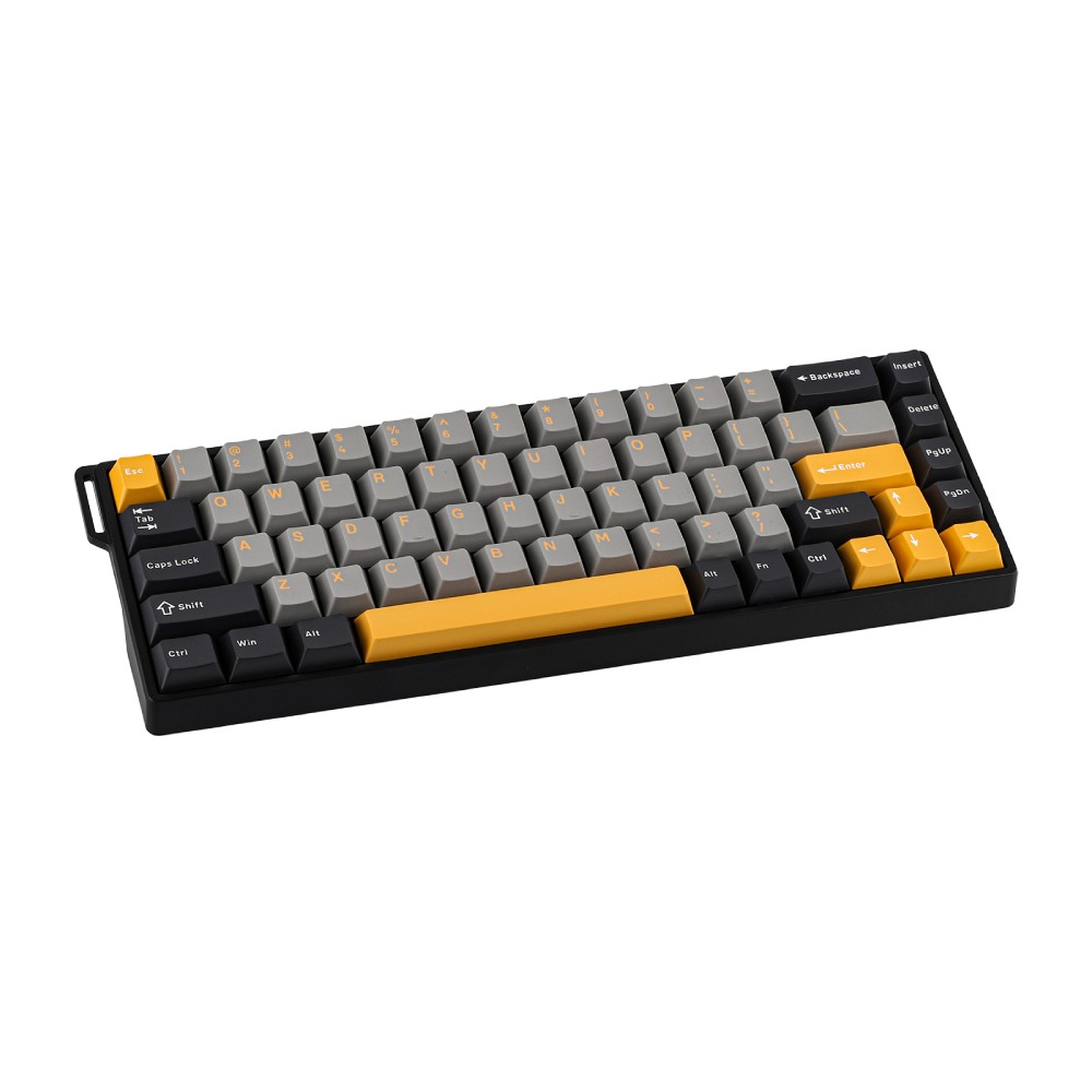 คีย์บอร์ดเกมมิ่ง AULA WIN68 (GRAY/YELLOW/BLACK) CHUN MNT SWITCH