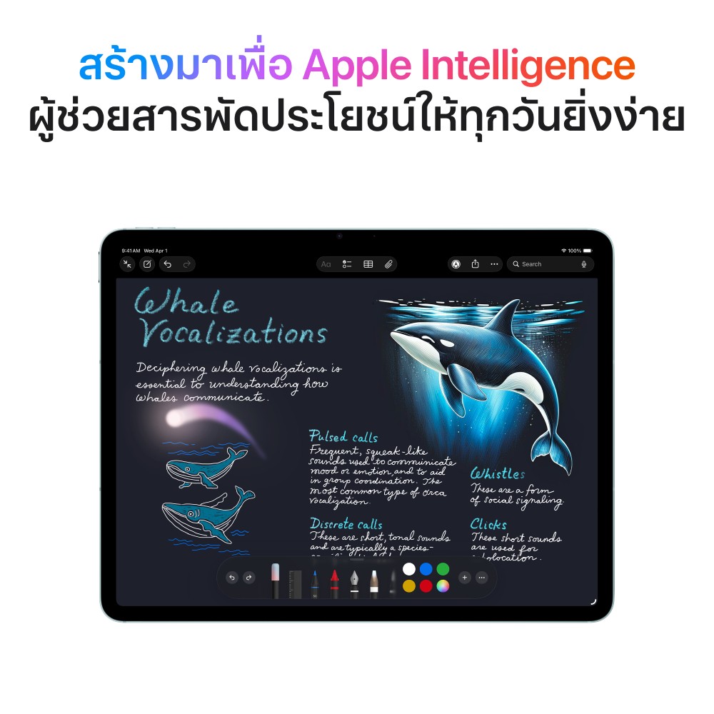 Apple iPad Air 13-inch (M4) Wi-Fi + Cellular 128GB - Blue (2026)