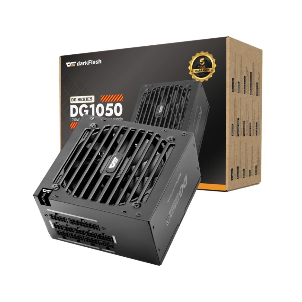 พาวเวอร์ซัพพลาย DARKFLASH DG1050 1050W ATX3.1 80 Plus Gold (DF-PSU-DG1050-K)