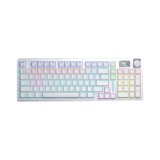 คีย์บอร์ดเกมมิ่ง AULA S98 (WHITE) RED SWITCH 3IN1 GASKET RGB