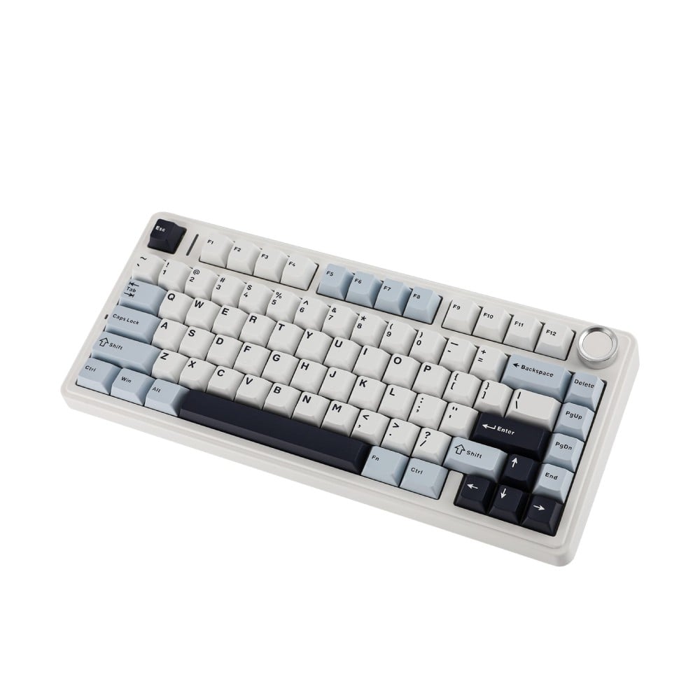 คีย์บอร์ดเกมมิ่ง AULA F75 (BLUE/WHITE/PURPLE) GREEN SWITCH