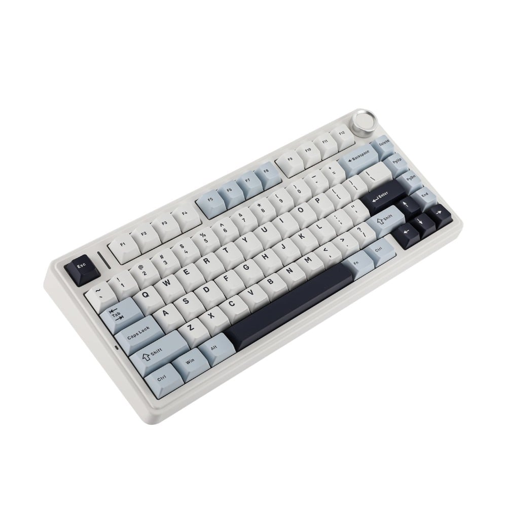 คีย์บอร์ดเกมมิ่ง AULA F75 (BLUE/WHITE/PURPLE) GREEN SWITCH