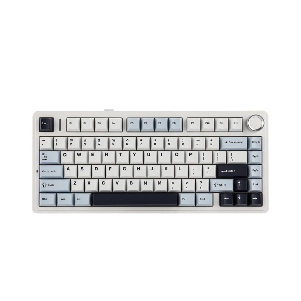 คีย์บอร์ดเกมมิ่ง AULA F75 (BLUE/WHITE/PURPLE) GREEN SWITCH