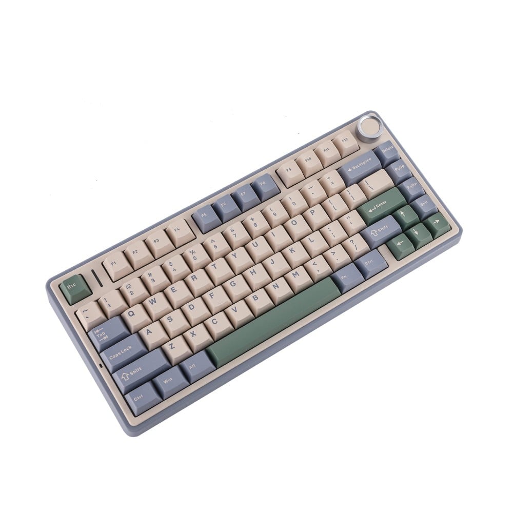 คีย์บอร์ดเกมมิ่ง AULA F75 (PURPLE/BEIGE/GREEN) GREEN SWITCH