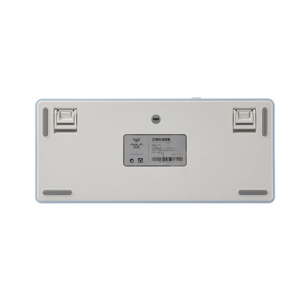 คีย์บอร์ดเกมมิ่ง AULA F75 (LIGHT BLUE/WHITE/DARK BLUE) GREY SWITCH