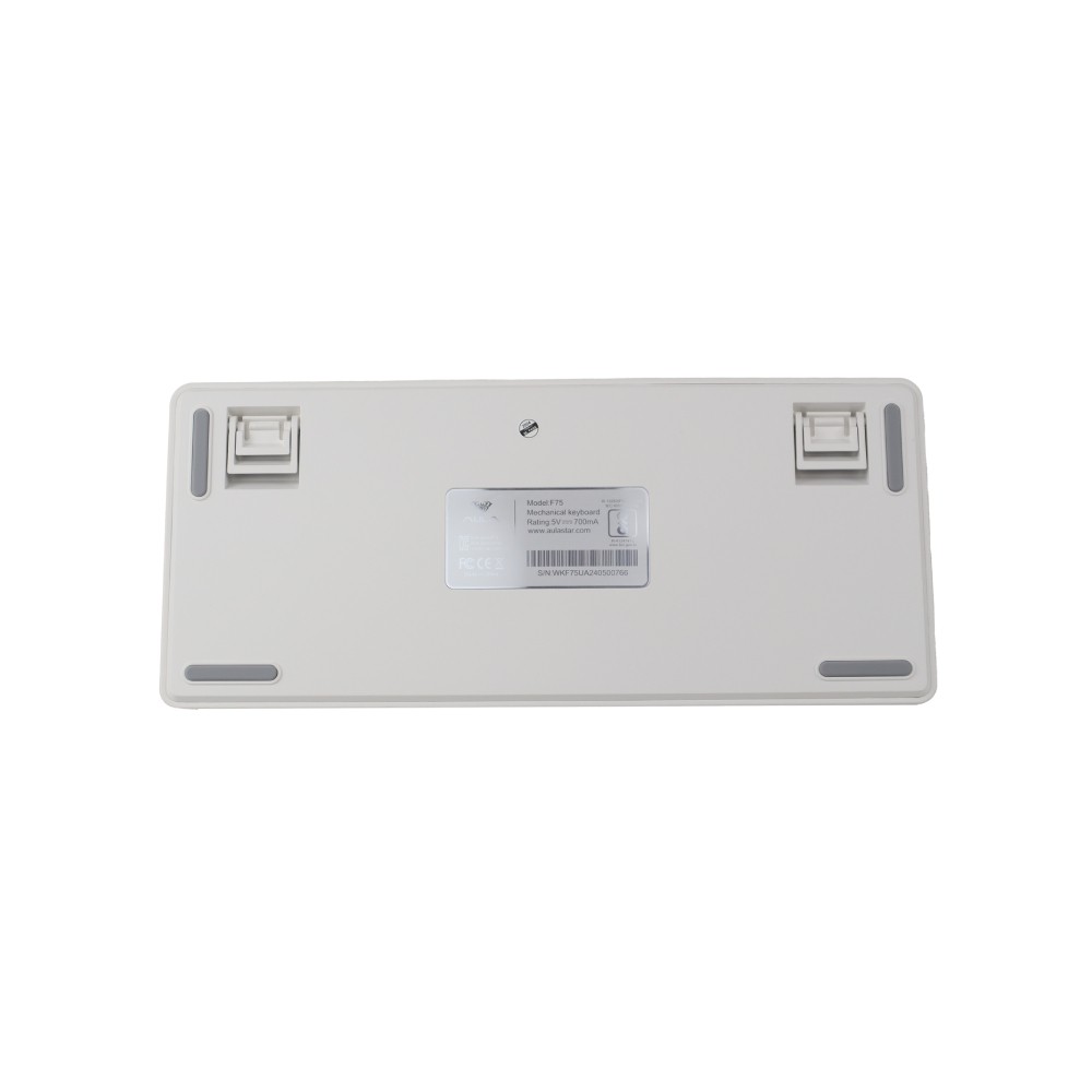 คีย์บอร์ดเกมมิ่ง AULA F75 (WHITE/BLUE/PURPLE) SKYBLUE SWITCH