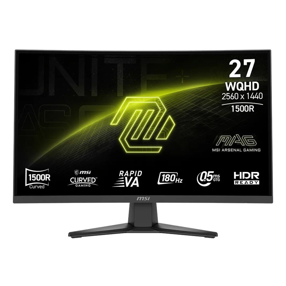 จอมอนิเตอร์ MSI MAG 275CQF E18 Gaming Monitor (Rapid VA 180Hz Curved)
