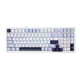 คีย์บอร์ดเกมมิ่ง AULA F99 V.3 White/Blue/Black Purple - Green Switch
