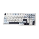 คีย์บอร์ดเกมมิ่ง AULA F99 V.3 White/Blue/Black Purple - Green Switch