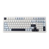 คีย์บอร์ดเกมมิ่ง AULA F99 V.3 White/Blue/Black Purple - Green Switch