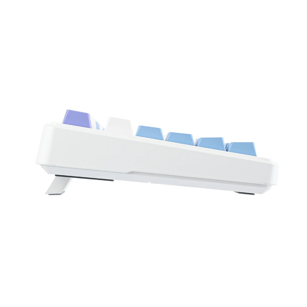 คีย์บอร์ดเกมมิ่ง AULA F99 V.3 White/Blue/Purple - Gray Wood Switch