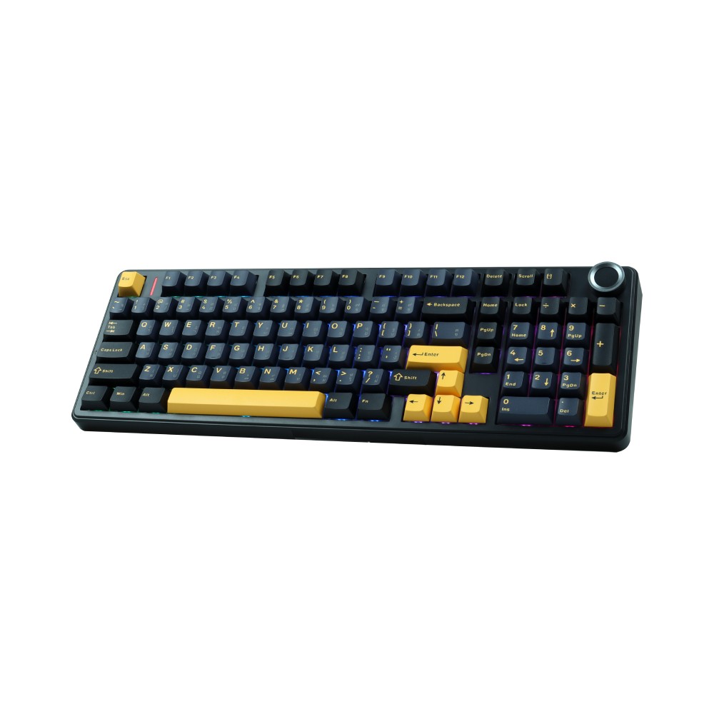คีย์บอร์ดเกมมิ่ง AULA F99PRO (BLACK/DARKBLUE/ORANGE) SKYBLUE SWITCH