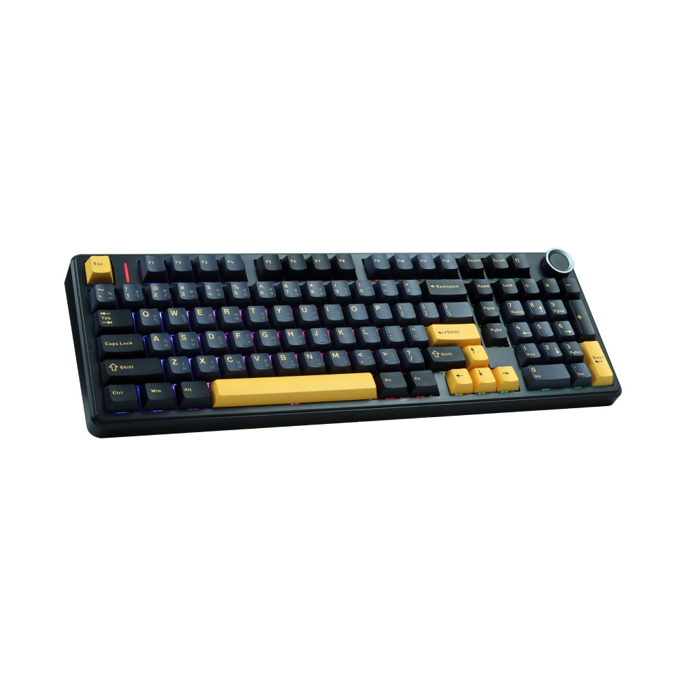 คีย์บอร์ดเกมมิ่ง AULA F99PRO (BLACK/DARKBLUE/ORANGE) SKYBLUE SWITCH