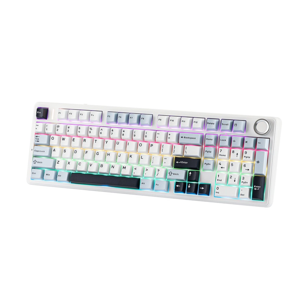 คีย์บอร์ดเกมมิ่ง AULA F99PRO (BLUE/WHITE/BLACKPURPLE) SKYBLUE SWITCH