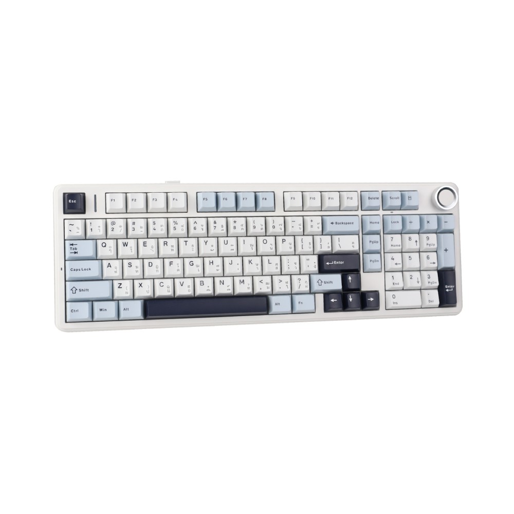 คีย์บอร์ดเกมมิ่ง AULA F99PRO (BLUE/WHITE/BLACKPURPLE) SKYBLUE SWITCH