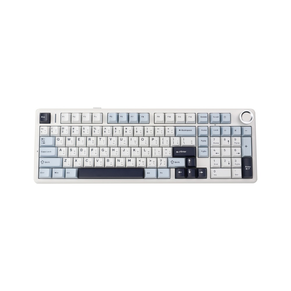 คีย์บอร์ดเกมมิ่ง AULA F99PRO (BLUE/WHITE/BLACKPURPLE) SKYBLUE SWITCH