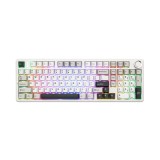คีย์บอร์ดเกมมิ่ง AULA F99PRO (LIGHTGRAY/WHITE/DARKGRAY) SKYBLUE SWITCH