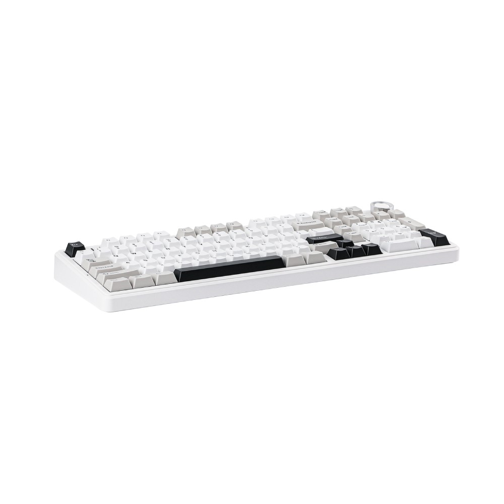คีย์บอร์ดเกมมิ่ง AULA F99PRO (LIGHTGRAY/WHITE/DARKGRAY) SKYBLUE SWITCH