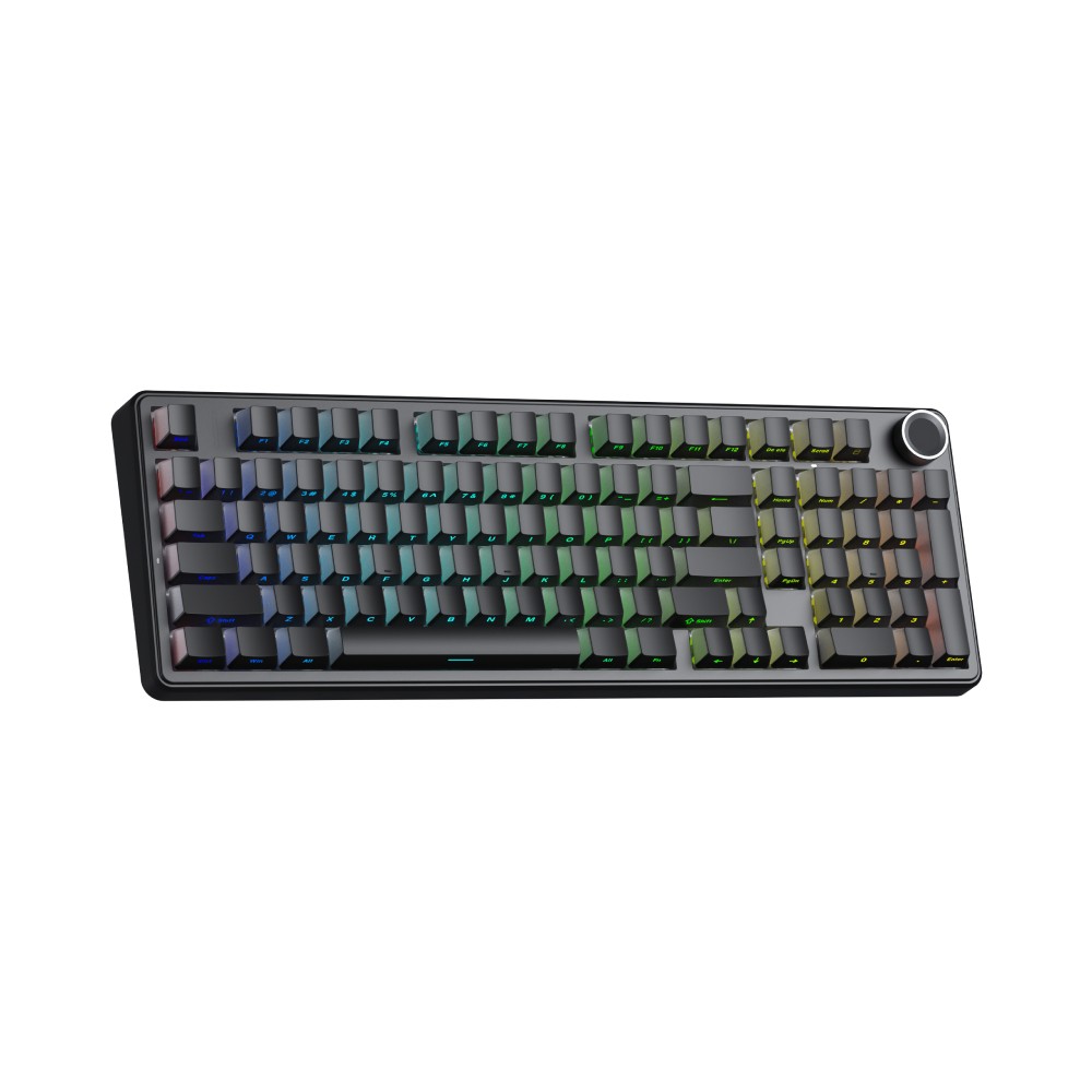 คีย์บอร์ดเกมมิ่ง AULA F99PRO (BLACK) LIGHT SILENT SWITCH