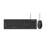 เมาส์และคีย์บอร์ด Anitech Mouse + Keyboard PA815 (TH/EN) Black