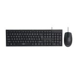 เมาส์และคีย์บอร์ด Anitech Wireless Mouse + Keyboard PA815 (TH/EN) Black