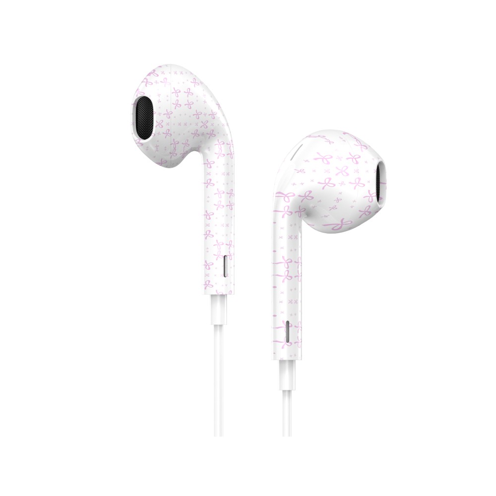 หูฟัง QPLUS Wired Earbud Type-C Ribbon White