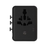 หัวแปลงปลั๊กไฟ TECHPRO Multifunction Universal Travel Adapter 45W GaN3 (TP-UA02) Black