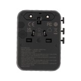 หัวแปลงปลั๊กไฟ Blue Box Multifunction Universal Travel Adapter 70W GaN3 (BB-UA02) Black