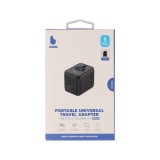 หัวแปลงปลั๊กไฟ Blue Box Multifunction Universal Travel Adapter 70W GaN3 (BB-UA02) Black