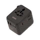 หัวแปลงปลั๊กไฟ Blue Box Multifunction Universal Travel Adapter 70W GaN3 (BB-UA02) Black