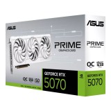 การ์ดจอ ASUS PRIME GeForce RTX 5070 White OC Edition 12GB GDDR7 192-bit