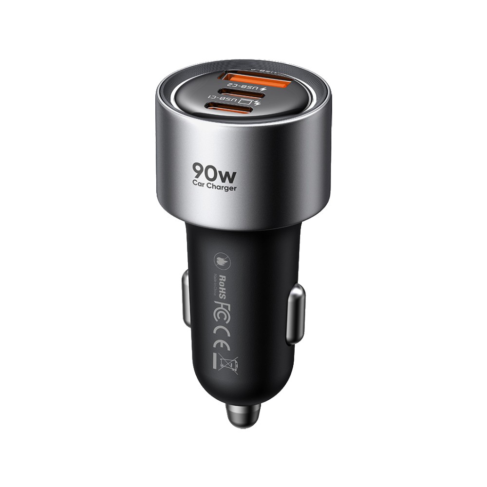 ที่ชาร์จแบตในรถ MCDODO Car Charger 1 USB-A / 2 USB-C (PD90W) Black