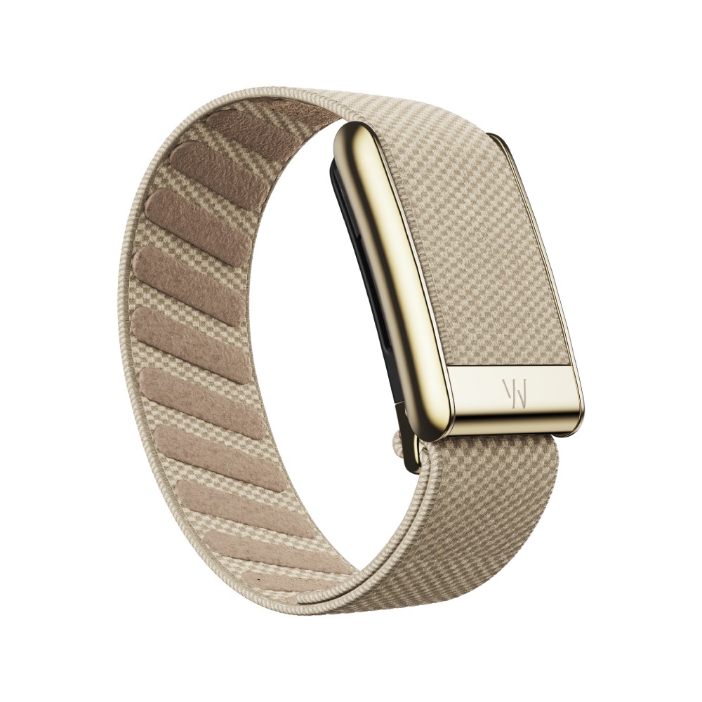 สายรัด WHOOP Wristband 5.0 SuperKnit Luxe Band Dune with Gold