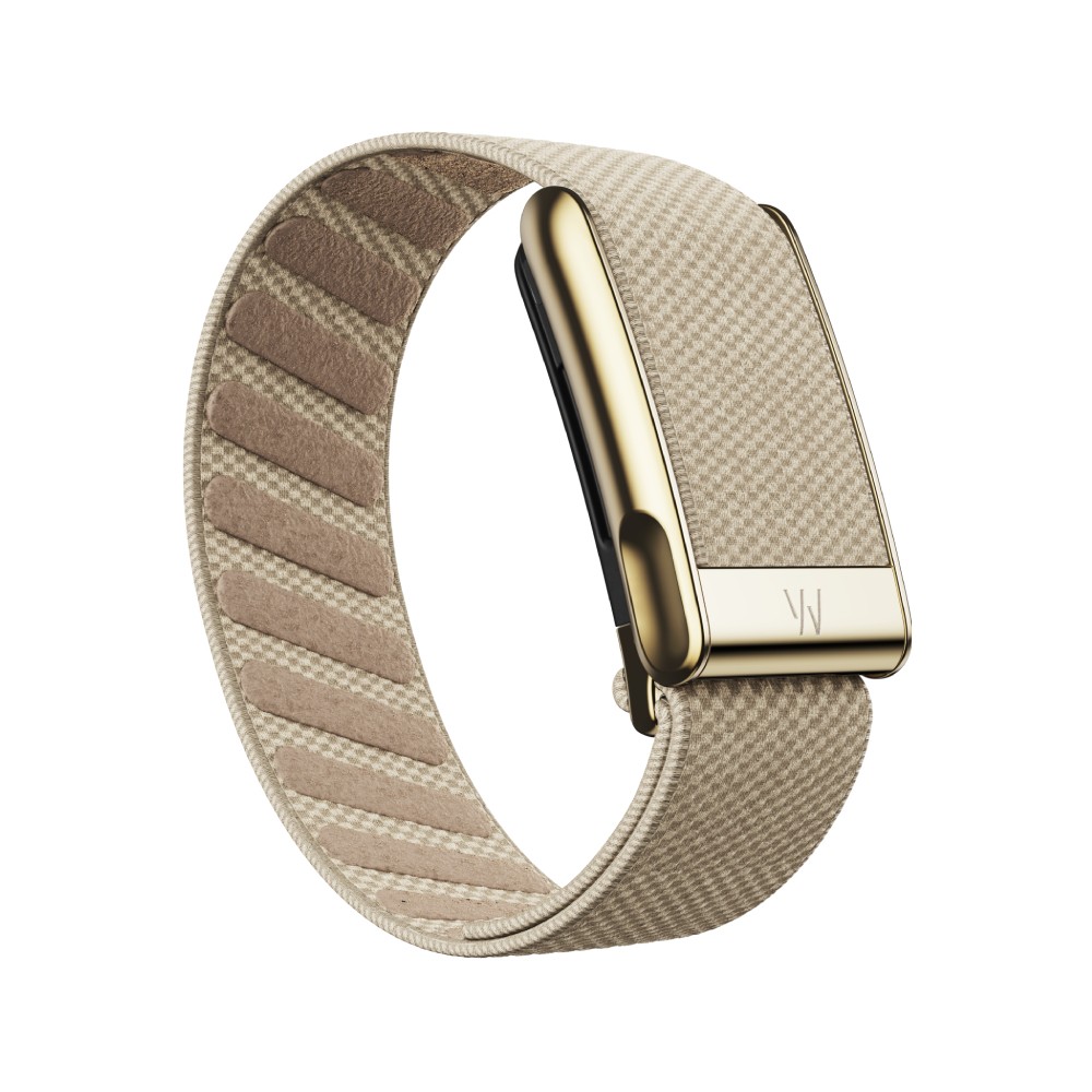 สายรัด WHOOP Wristband MG SuperKnit Luxe Band Dune with Gold