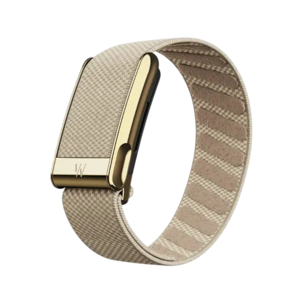 สายรัด WHOOP Wristband MG SuperKnit Luxe Band Dune with Gold