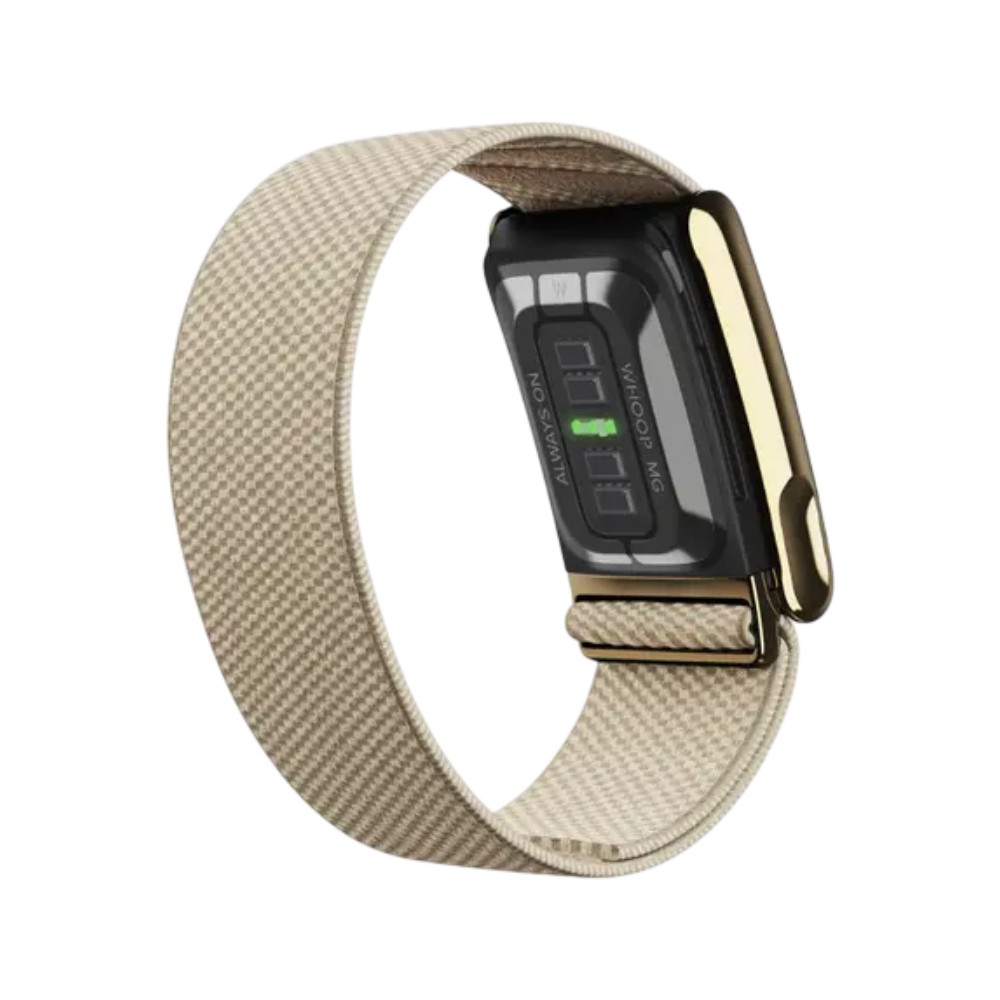 สายรัด WHOOP Wristband MG SuperKnit Luxe Band Dune with Gold