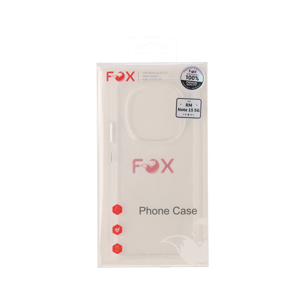 เคส FOX Xiaomi Redmi Note 15 5G JellyGuard Clear/Transparent