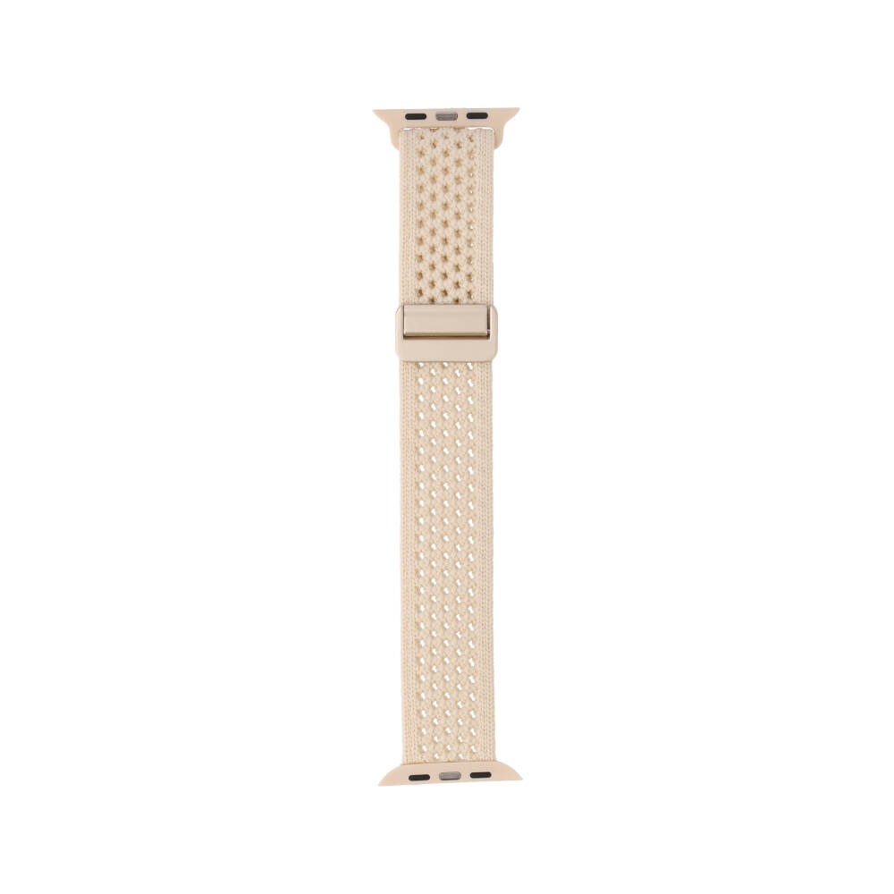 Blue Box สาย Apple Watch Series 6,7,8,9,10,11,SE1,SE2,Ultra (42/44/45/46/49mm) Comfort Weave Cream