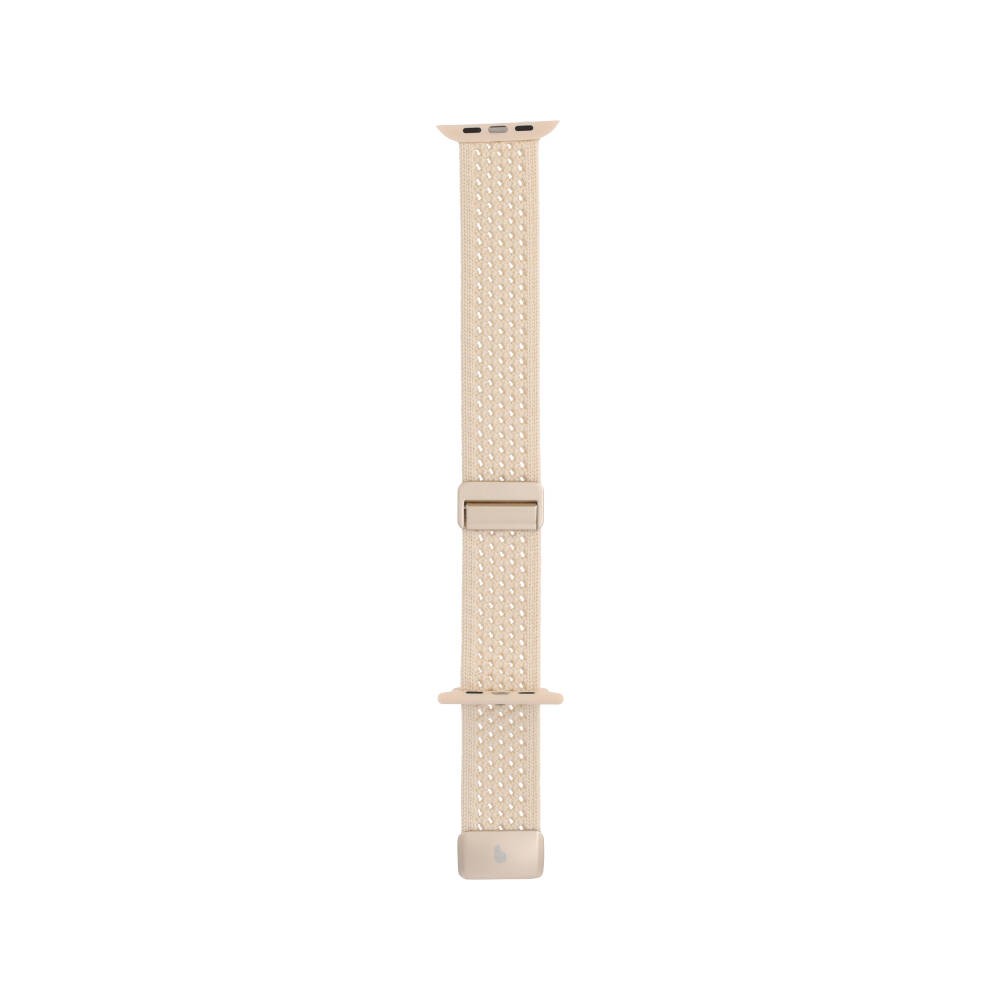 Blue Box สาย Apple Watch Series 6,7,8,9,10,11,SE1,SE2,Ultra (42/44/45/46/49mm) Comfort Weave Cream