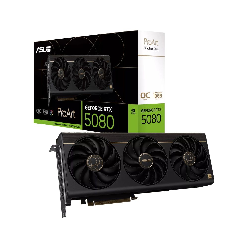 การ์ดจอ ASUS ProArt GeForce RTX 5080 16GB GDDR7 OC Edition