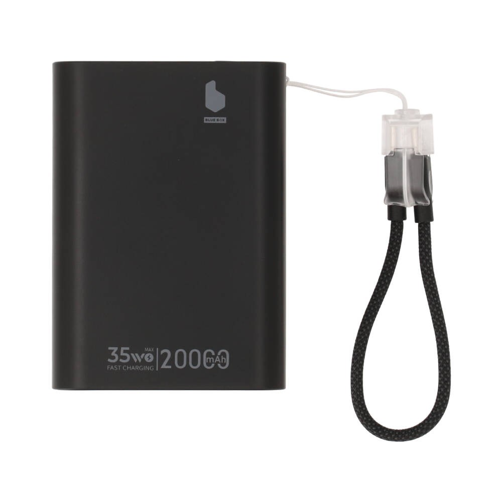 พาวเวอร์แบงค์ Blue Box Kubo Quick 20000 mAh 35W Black (EP-P201) (CCC)