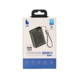 พาวเวอร์แบงค์ Blue Box Kubo Quick 20000 mAh 35W Black (EP-P201) (CCC)