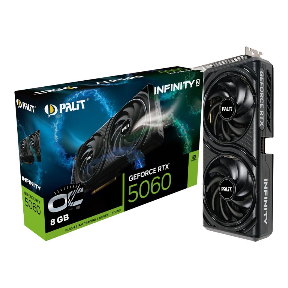 การ์ดจอ PALIT GeForce RTX 5060 Infinity 2 OC 8GB 128-bit