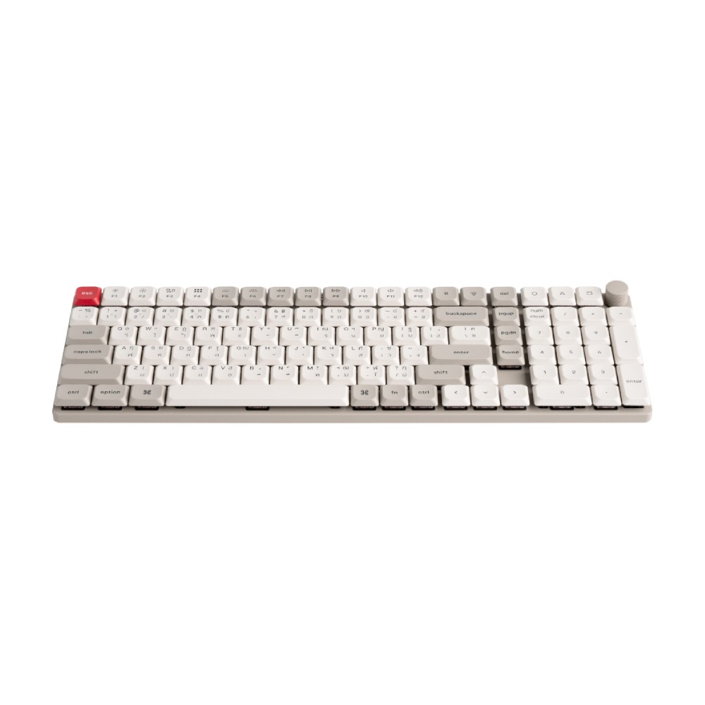 คีย์บอร์ดเกมมิ่ง Keychron K17 Max (RETRO) QMK Wireless Custom Mechanical Silent Red Switch
