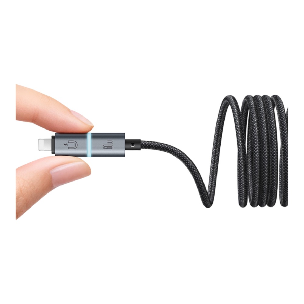 สายชาร์จ MCDODO 4-in-1 Magnetic Self-Winding with LED Charging Light 1.2m