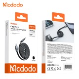 สายชาร์จ MCDODO USB-C to Lightning 36W Magnetic Self-Winding Cable 1M. Black (CA-9910)