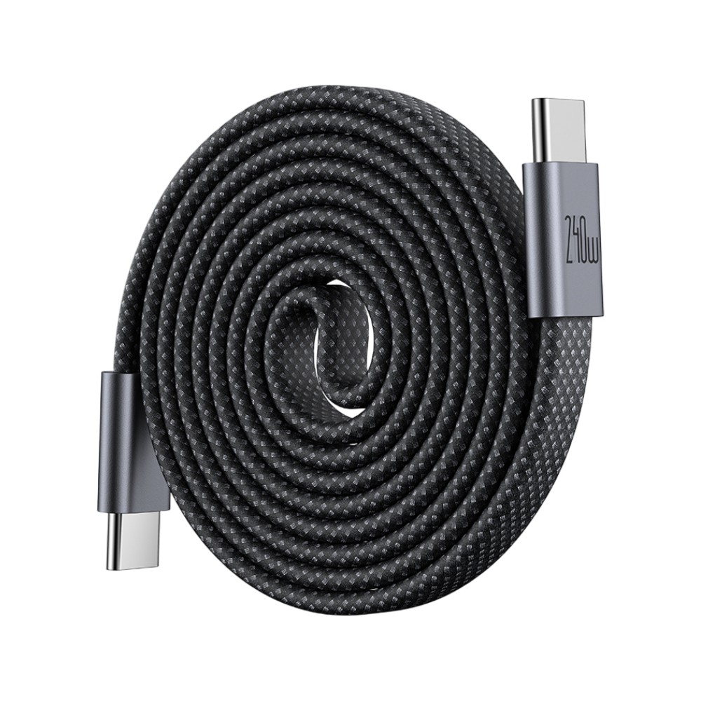สายชาร์จ MCDODO USB-C to USB-C 240W Magnetic Self-Winding Cable 1M. Black (CA-9900)